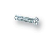 TR FASTENINGS         M2.56 CSSTMCZ100-             Machine Screw, M2.5, 6 mm, Bright Zinc, Steel, Cheese Head Slotted