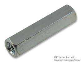 STANDOFF HEX 6-32THR 1"L BRS