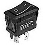 Rocker Switch SPDT 20A 277VAC Quick Connect