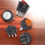 Illuminated Rocker Switch SPDT 20A 125V AC Black Nylon