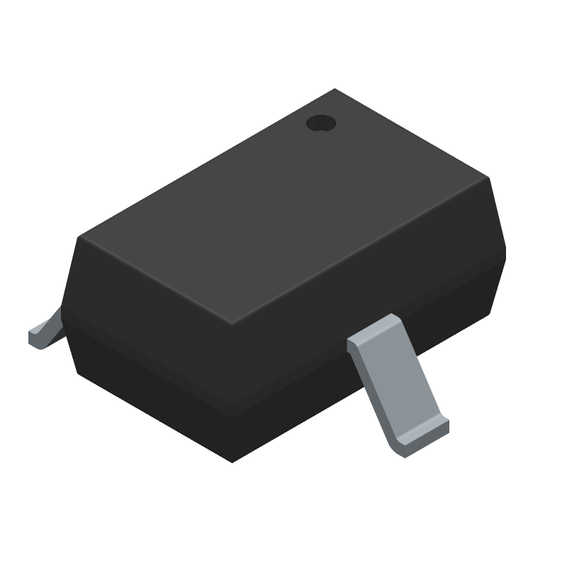 Small Signal Bipolar Transistor, 0.1A I(C), 50V V(BR)CEO, 1-Element, NPN, Silicon, SOT-323, 3 PIN