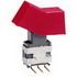 Switch Toggle (ON) None ON SPDT Paddle PC Pins 0.1A 28VAC 28VDC 0.4VA PC Mount with Bracket