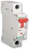 EATON MOELLER PLSM-B6 Thermal Magnetic Circuit Breaker, 415 VAC, 48 VDC, 6 A, 1 Pole, DIN Rail