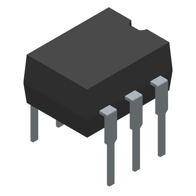 Triac Output Optocoupler With Zero CRSVR, 1-Element, 7500V Isolation, DIP-6