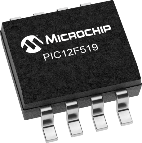 8-BIT, FLASH, 8 MHz, RISC MICROCONTROLLER, PDSO8, 3.90 MM, LEAD FREE, PLASTIC, SOIC-8