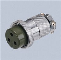 Nanahoshi Kagaku, 4 Pole Cable Mount Connector Plug, Female Contacts