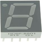 Red 1-Digit 7-Segment LED Display, 14.22mm, DIP, 30mA