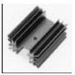 Heat Sink Passive TO-218/TO-220/TO-247 Solderable Wave Aluminum 2.9°C/W Black Anodized