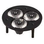 Black Medium Beam Tri-Lens Housing<br>(Use 637183 or 2158936