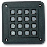 STORM INTERFACE   GS160201   Keypad, 4 x 4, 24 V, 50 mA, Matrix, 118.5 mm, 118.5 mm