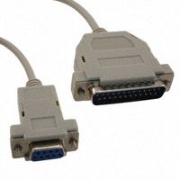 CABLE ASSY DB09 TO DB25 250MM