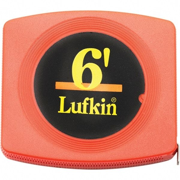 Lufkin;  1/4 in.x6 ft. Pee Wee Pocket Tape;  Hi-Viz Orange Case