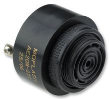 MOFLASH SIGNALLING AE20M-12FA Buzzer, Piezo, Continuous, 90dB, 2.9kHz, 12VDC, 12VAC, 20mA, IP55, 43mm Ext. Depth