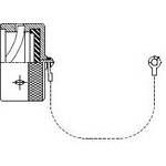 Connector Accessories Receptacle Protective Cover Straight Aluminum Electroless Nickel