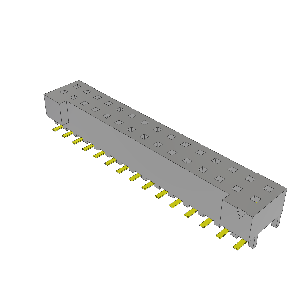Conn Socket Strip SKT 30 POS 2mm Solder ST SMD Tube