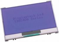 Displaytech 128240D-GC-BW-RGB Graphic Transflective LCD Monochrome Display Blue, Green, Red, LED Backlit
