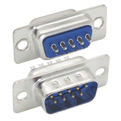 L-COM         SD9P             D SUB CONNECTOR, STANDARD, 9 POSITION, PLUG