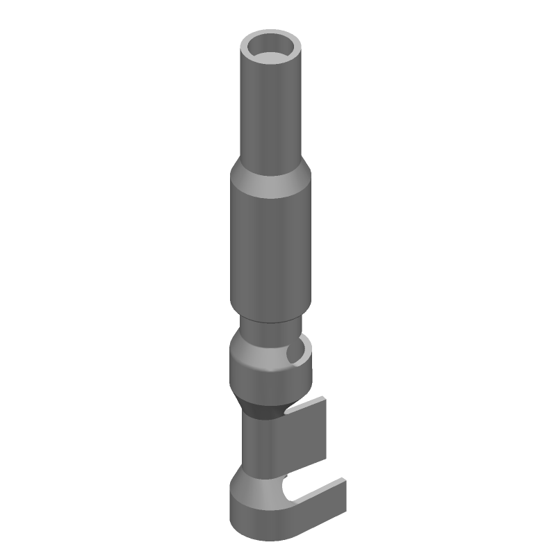 Female Power Crimp Connector 19A 600V 20-14AWG Tin Bronze