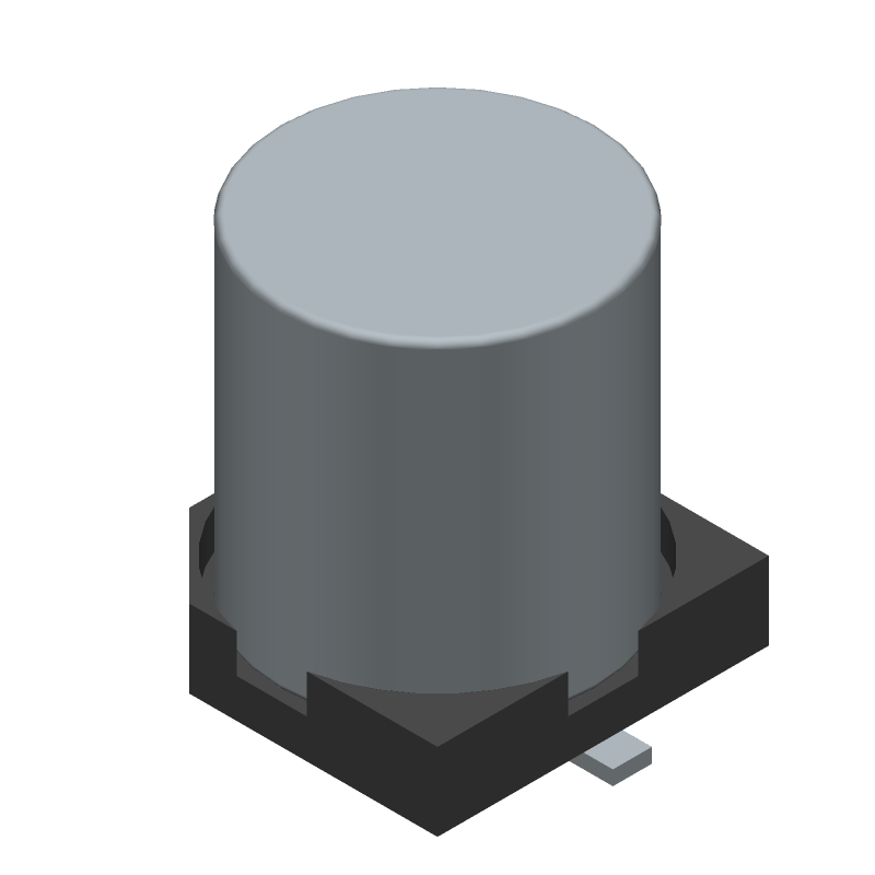 100uF 25V Aluminum Electrolytic Capacitor, SMD