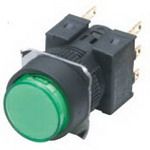 CAP PUSHBUTTON ROUND RED