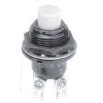 Switch Push Button N.O. Round Button 10A 115VAC 28VDC Screw Panel Mount