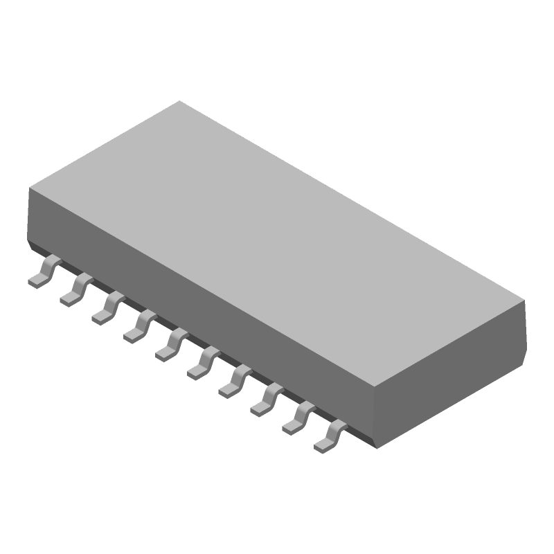 10 Pos Slide DIP Switch, 100mA, 24VDC, Gold, Surface Mount