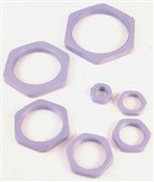 Bimed Grey Fibreglass PA Cable Gland Locknut, M32 Thread