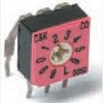 Rotary DIP Switch, SP16T, 16 Pos, 20V, Gold/Nickel, Through Hole