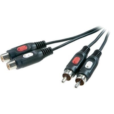 SpeaKa Professional RCA plug (phono) to RCA socket (phono) Audio Extension Cable