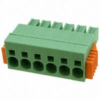 6 Pos Spring Cage Terminal Block, 7.62mm, 41A, 600V, RA Cable Mount