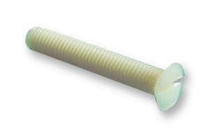 ALLTHREAD         121040030             Machine Screw, M4, 30 mm, Nylon 6.6 (Polyamide 6.6), Flat / Countersunk Head Slotted