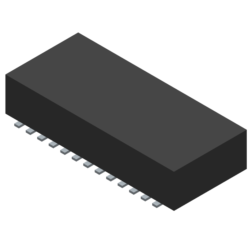 FPC Connector, 25 Pos, 0.3mm Pitch, RA SMD, ZIF