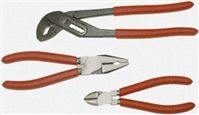 RS Pro 3 Piece Chrome Vanadium Steel Plier Set