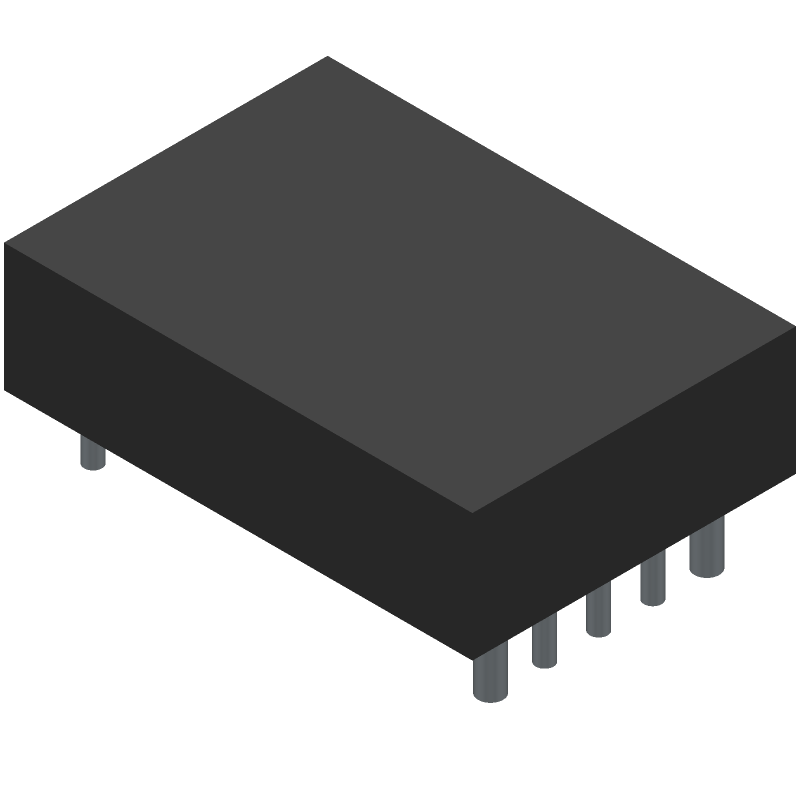 DC/DC Converter, Board Mount, 50W, 48V In, 12V Out