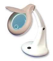 LIGHTCRAFT   LC8093/EUK   MAGNIFIER LAMP, DESK, 12W, EU+UK PLUG