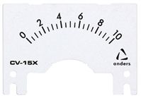 Anders Electronics Meter Scale S/CV16X10 For Use With CV-16X Series