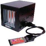 Expansion box, ExpressCard to 2x PCI, 2x PCI-E x1, EX-1025, Exsys