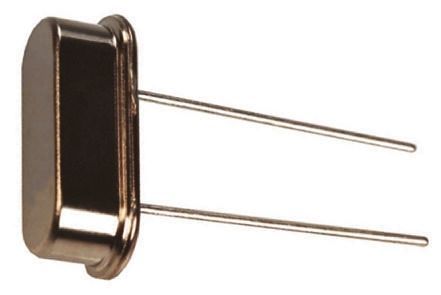 18.432MHz Quartz Crystal, 3.5mm x 10.77mm, Through Hole Mount, -40°C to 85°C