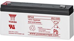 Lead-acid battery 6 V 3 Ah, NP3-6, Yuasa