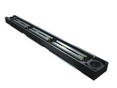 50-Position 2-Row Female Shrouded Surface Mount Header