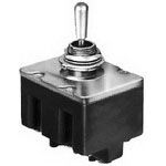 Switch Toggle ON (ON) 4PDT Round Lever Screw 18A 277VAC 250VDC 372.85VA Panel Mount with Threads