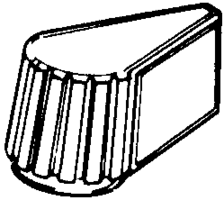 POINTER BAR KNOB, 6.35MM; Knob / Dial Style:Pointer Bar; Shaft Diameter:6.35mm; Knob Diameter:31.75mm; Shaft Type:Round; Knob Material:ABS (Acrylonitrile Butadiene Styrene); Product Range:-; Body Material:ABS Plastic ;RoHS Compliant: Yes