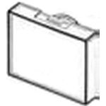 Industrial Panel Mount Indicators / Switch Indicators Rectangle Black No-Light IP65