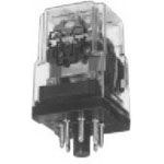 120VAC 10A 3PDT Power Relay, AC Actuated, Socket Mount