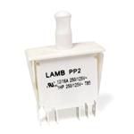 Pushbutton Switches 16A 125VAC 6.3x0.8mm On-On Wht/Wht