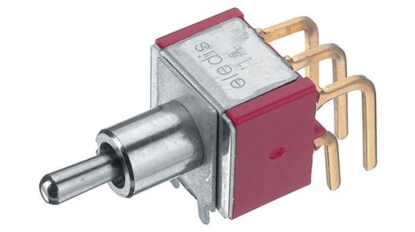 Toggle switch on-on   2 P, 1A21-N2F4H9AE, Eledis