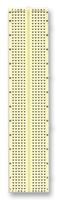 WISHER         WBU-TJ             Breadboard, Solderless, POM Plastic Steel, 11mm, 35.5mm x 166mm