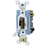 Switch Toggle Locking Lever Screw 15A 277VAC 1491.4VA Panel Mount with Frame