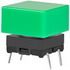 Tactile Switch SPST Green PC Pin 0.125A 24VDC Thru-Hole