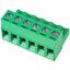 Conn Terminal Block F 6 POS 5mm Screw RA Cable Mount 15A